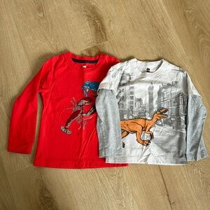 Tea Collection Boys Long Sleeve Shirt Bundle 3T